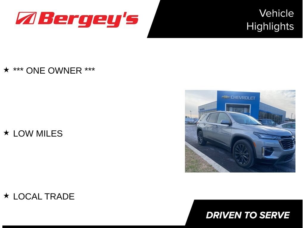 Used 2023 Chevrolet Traverse RS SUV