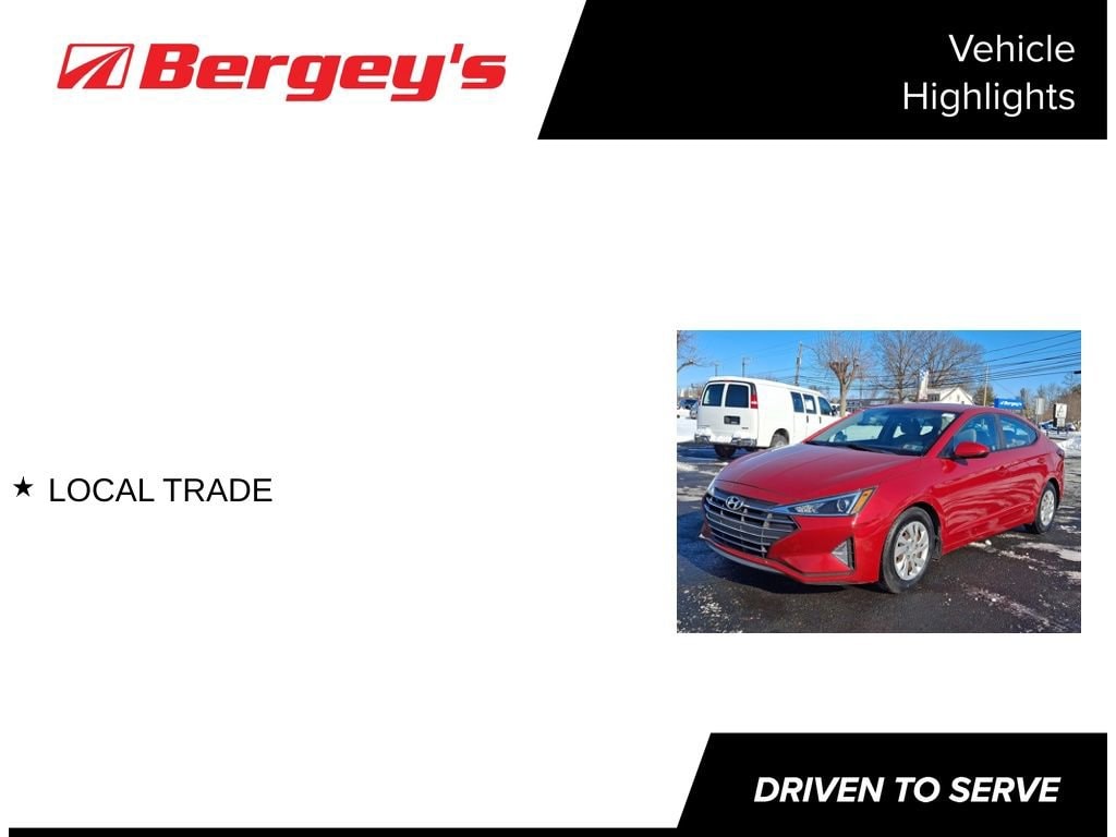 Used 2019 Hyundai Elantra SE Sedan