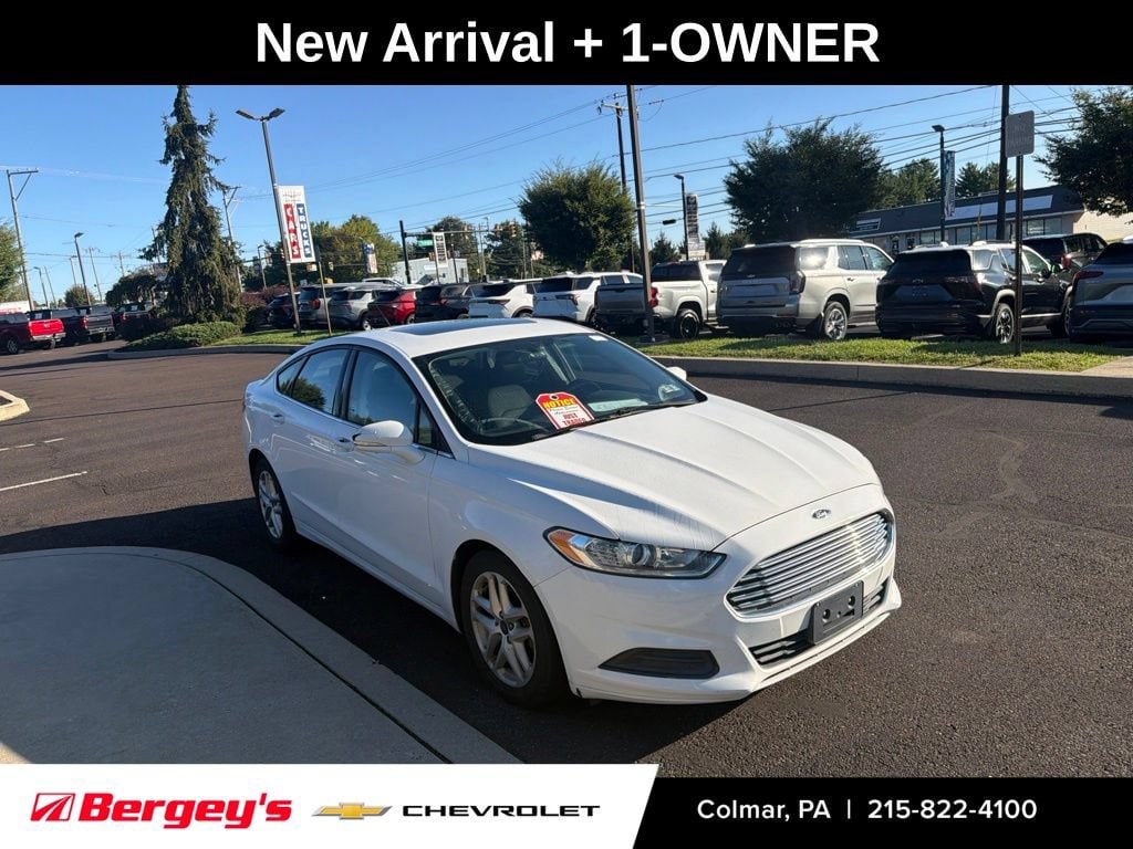 Used 2016 Ford Fusion SE with VIN 3FA6P0H70GR253228 for sale in Colmar, PA