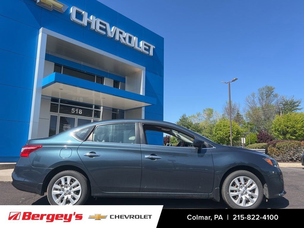 Used 2016 Nissan Sentra SV with VIN 3N1AB7AP3GY301660 for sale in Colmar, PA