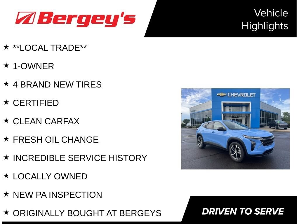 Used 2024 Chevrolet Trax 1RS SUV