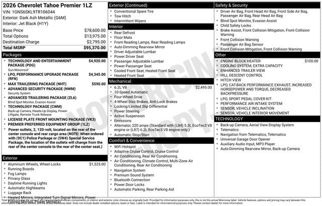 2026 Chevrolet Tahoe Premier - Photo 19