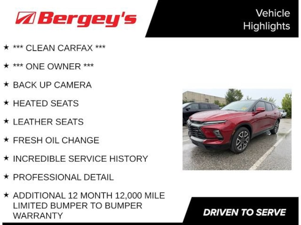 Used 2024 Chevrolet Blazer RS SUV