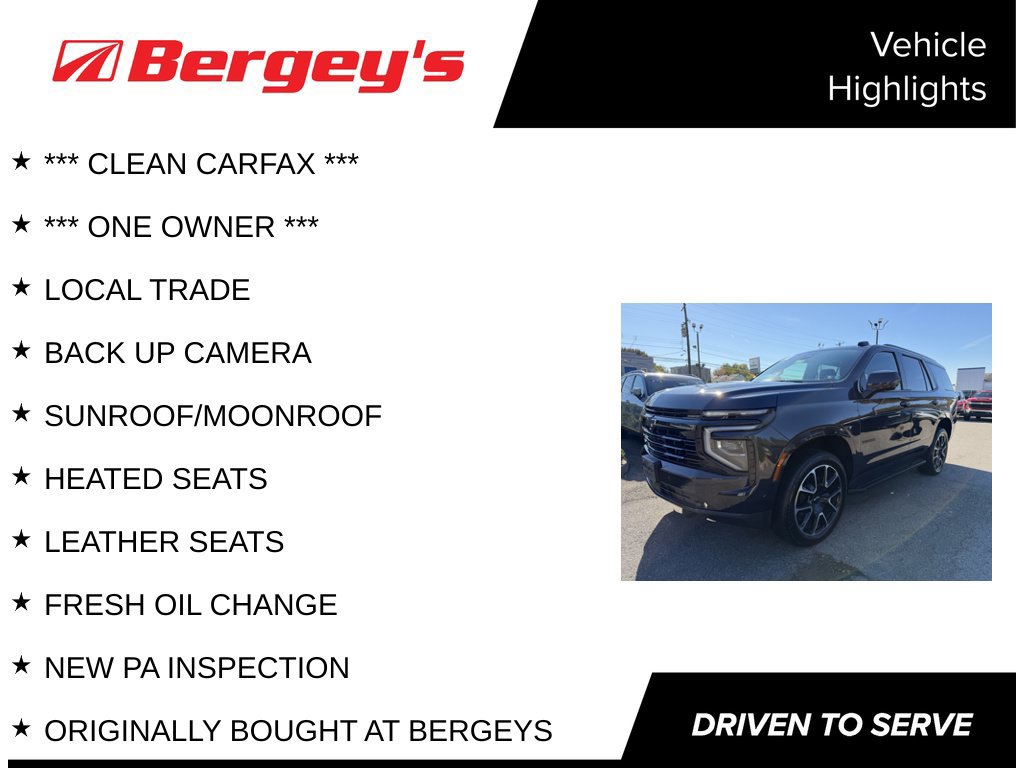 Used 2025 Chevrolet Tahoe RST SUV