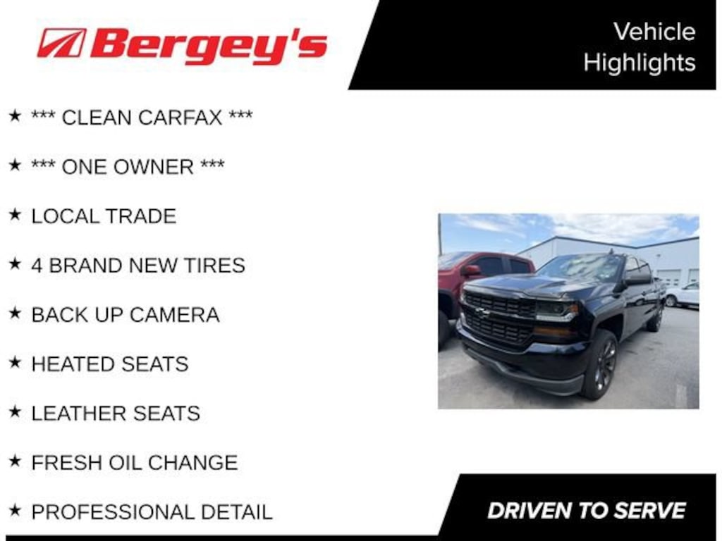 Used 2018 Chevrolet Silverado 1500 Custom Truck