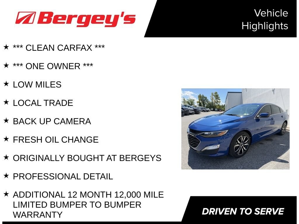 Used 2023 Chevrolet Malibu RS Car