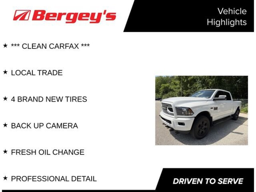 Used 2018 Ram 2500 Big Horn Crew Cab 4x4 64 Box Truck