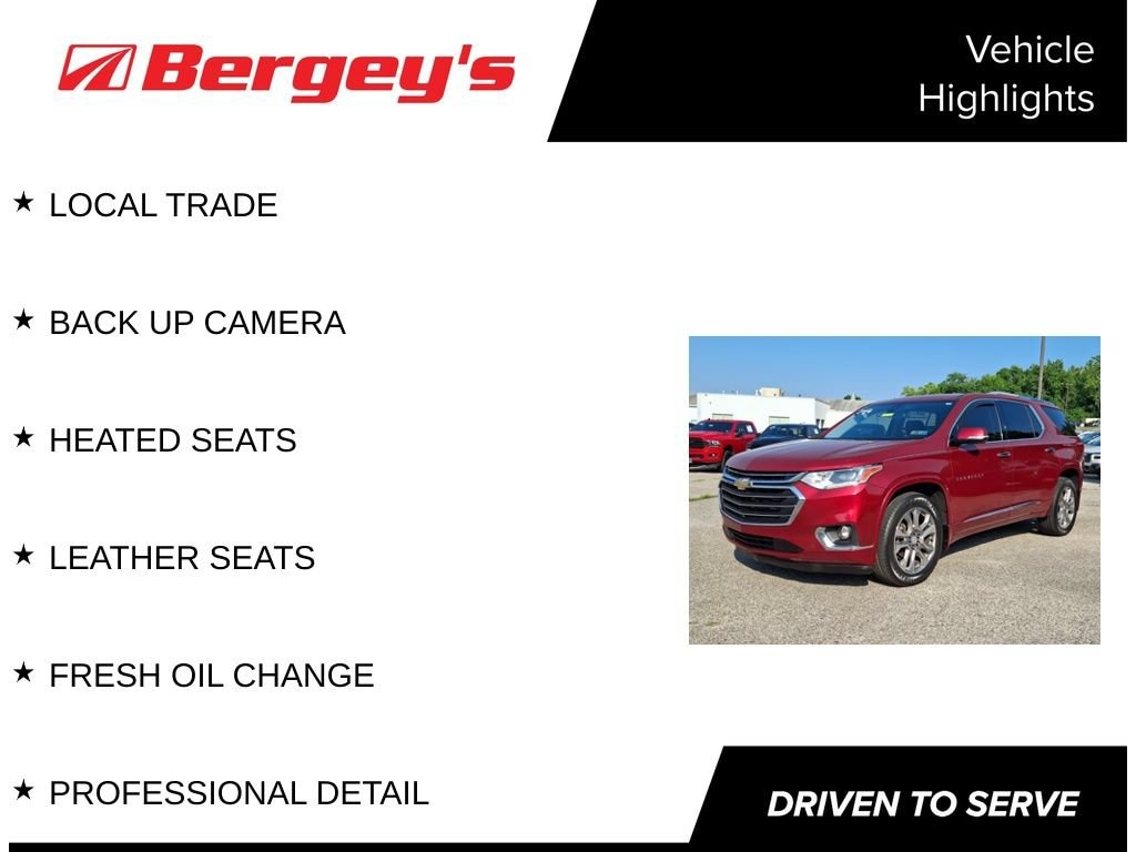 Used 2018 Chevrolet Traverse Premier SUV