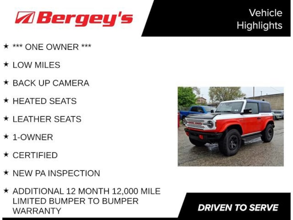 Used 2025 Ford Bronco Stroppe Edition SUV