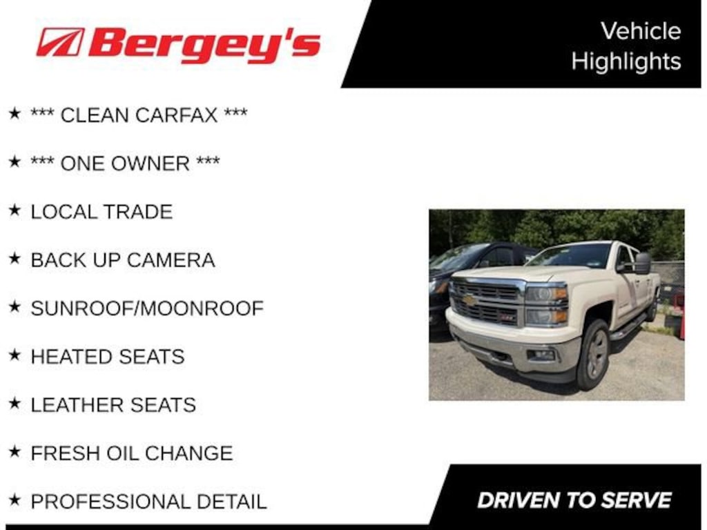 Used 2014 Chevrolet Silverado 1500 LTZ Truck