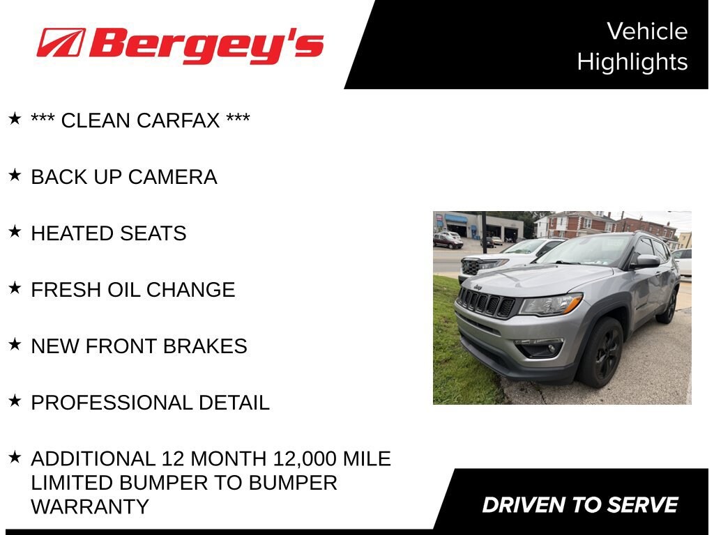 Used 2018 Jeep Compass Altitude 4x4 SUV