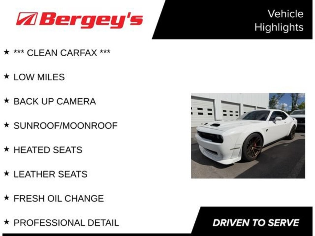 Used 2016 Dodge Challenger SRT Hellcat Coupe