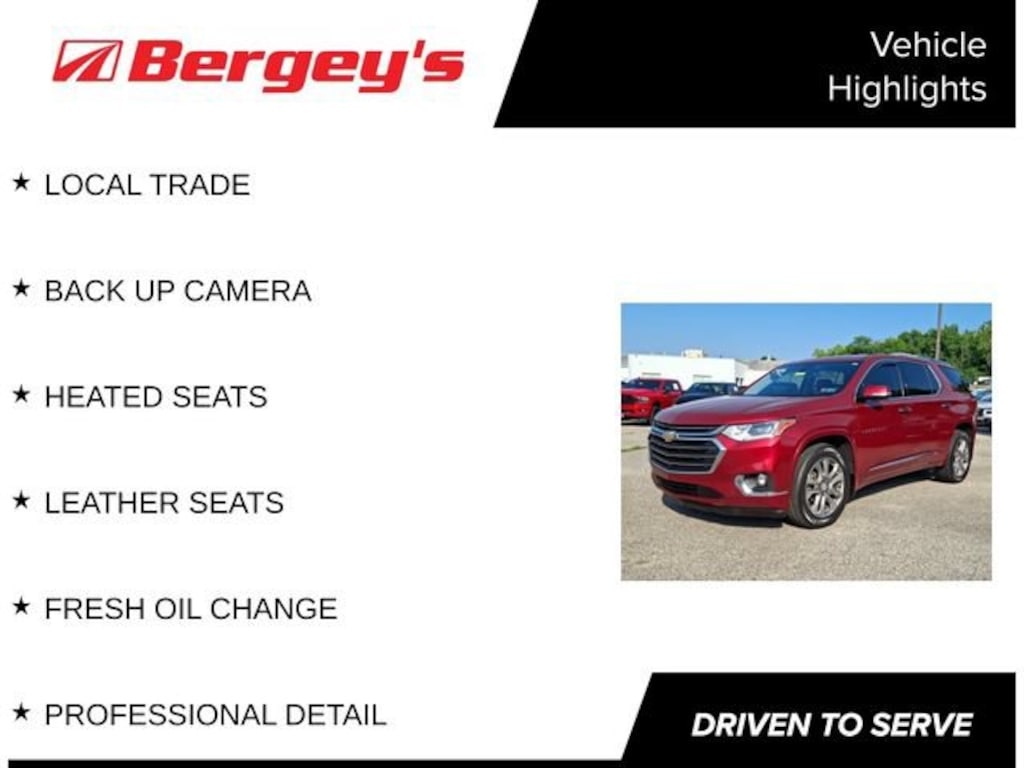 Used 2018 Chevrolet Traverse Premier SUV