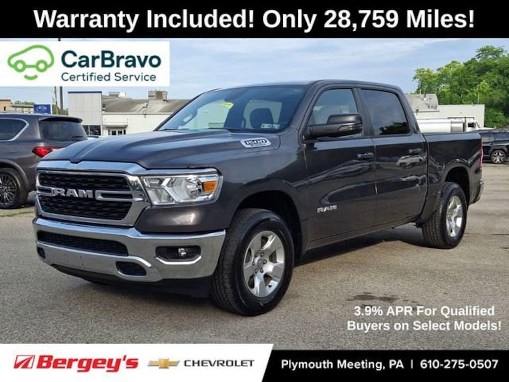 Used 2023 Ram 1500 Big Horn Crew Cab 4x4 57 Box Truck