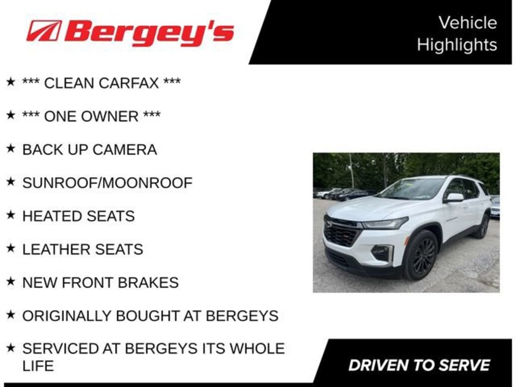 Used 2023 Chevrolet Traverse RS SUV