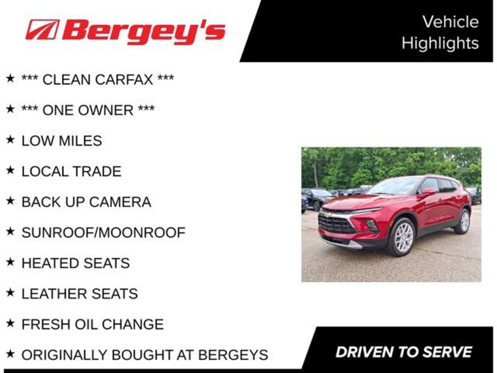 Used 2023 Chevrolet Blazer 3LT SUV