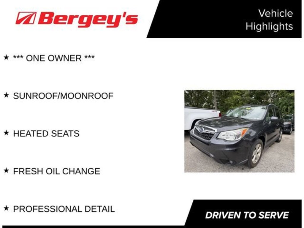 Used 2016 Subaru Forester 2.5i Premium SUV