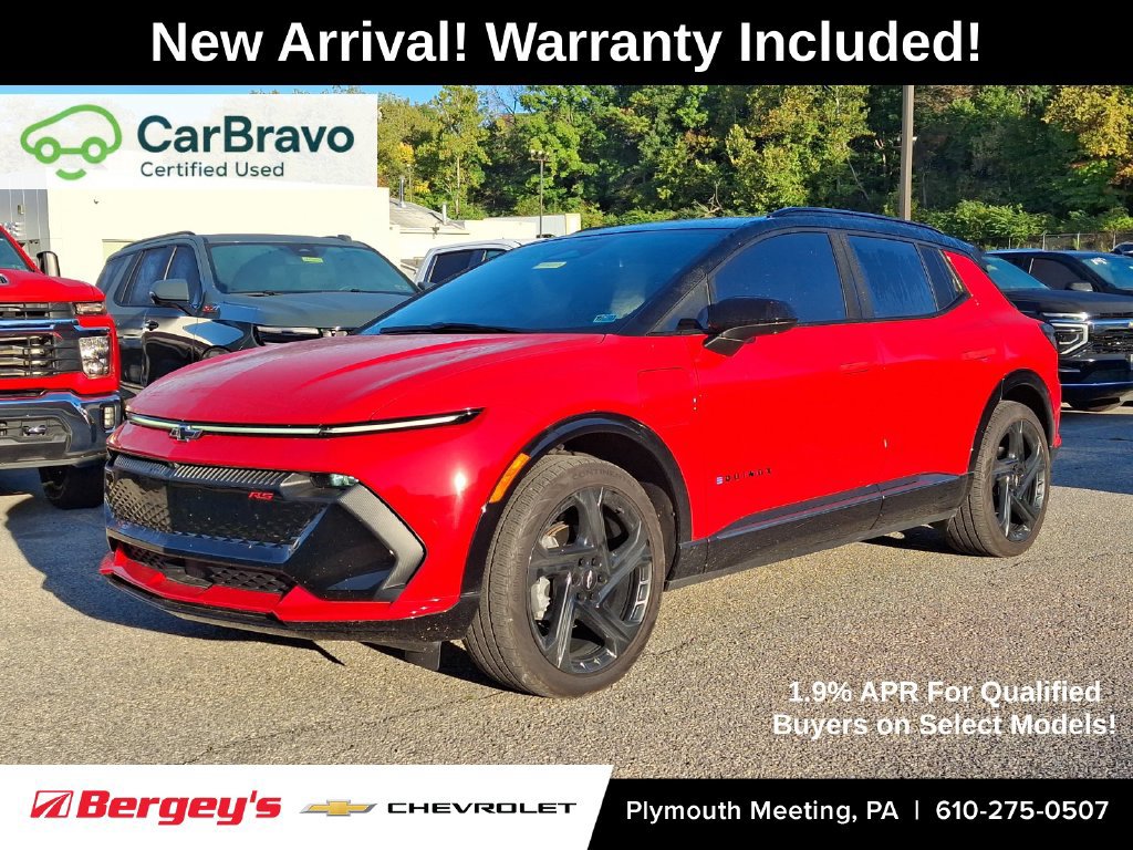 Certified 2024 Chevrolet Equinox EV RS with VIN 3GN7DSRP2RS279723 for sale in Colmar, PA