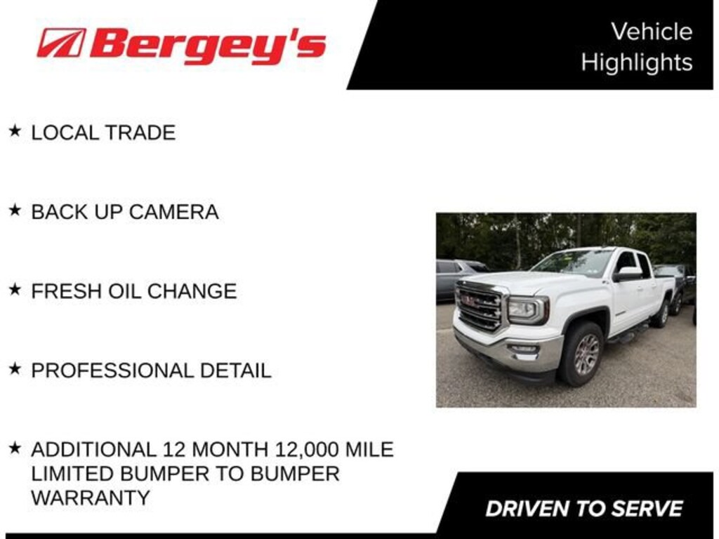 Used 2016 GMC Sierra 1500 SLE Truck