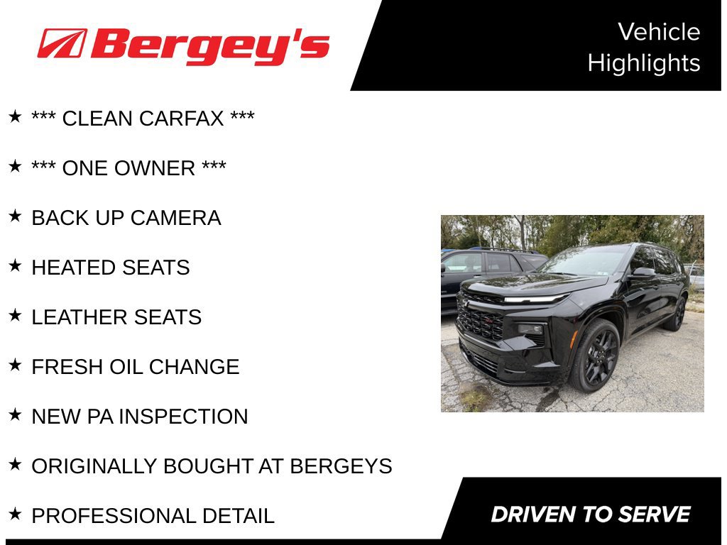 Used 2025 Chevrolet Traverse RS SUV