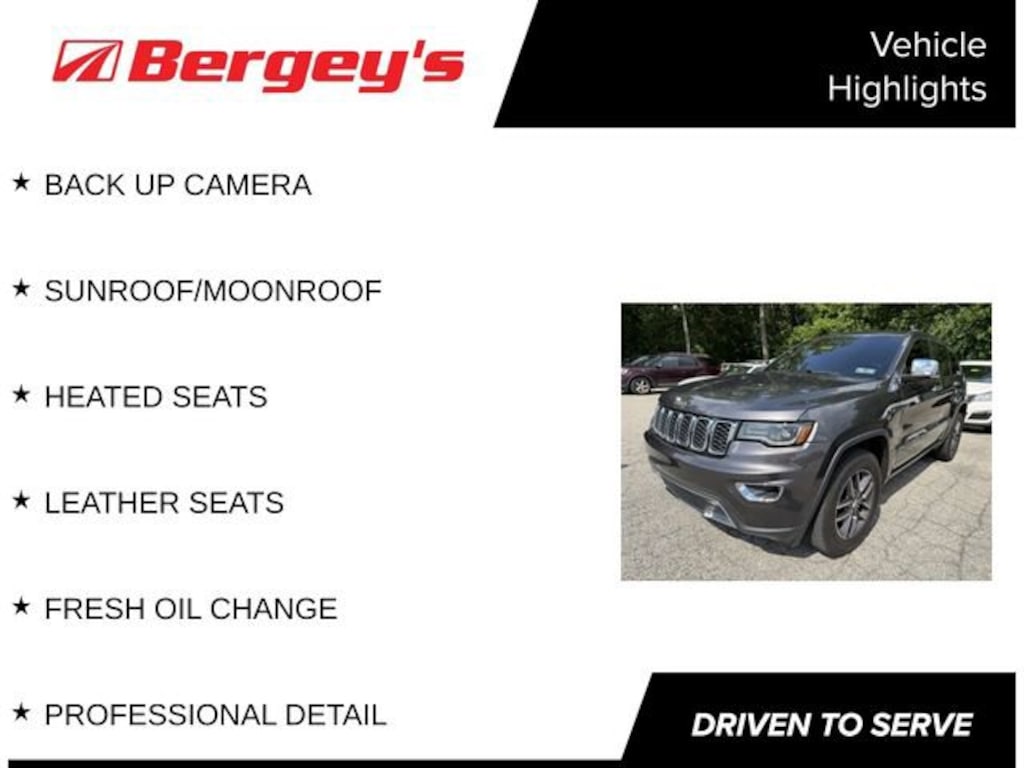 Used 2017 Jeep Grand Cherokee Limited 4x4 SUV