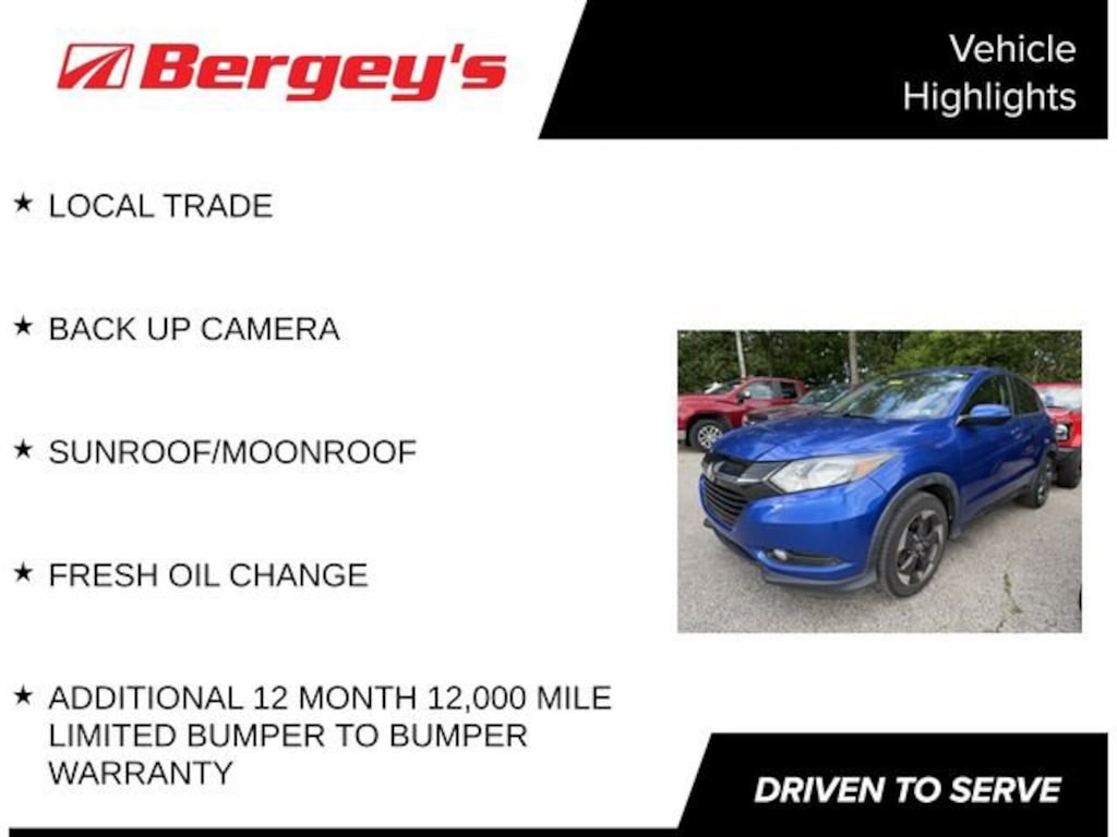 Used 2018 Honda HR-V EX SUV