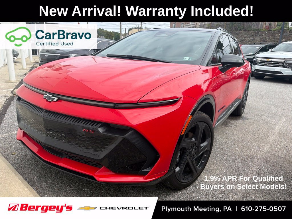 Used 2024 Chevrolet Equinox EV RS with VIN 3GN7DSRP2RS279723 for sale in Plymouth Meeting, PA