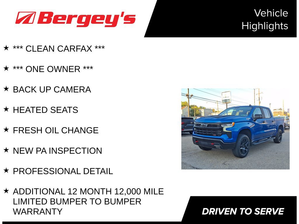 Used 2022 Chevrolet Silverado 1500 LT Trail Boss Truck