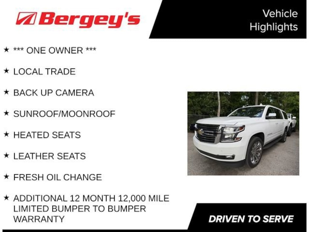 Used 2017 Chevrolet Suburban Premier SUV