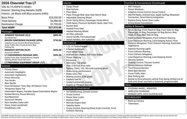 2026 Chevrolet Trax LT - Photo 27