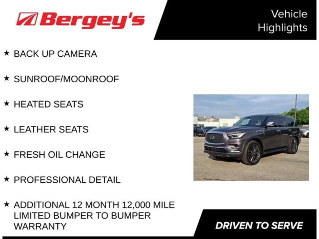 Used 2023 INFINITI QX80 Sensory AWD SUV