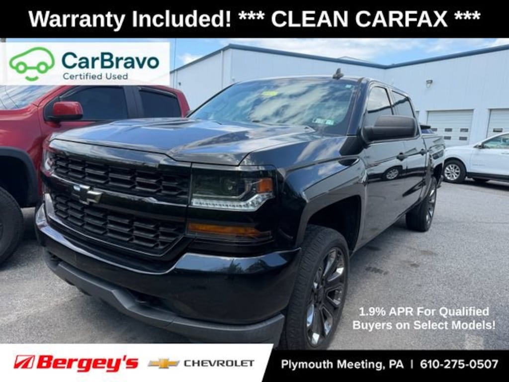 Used 2018 Chevrolet Silverado 1500 Custom Truck