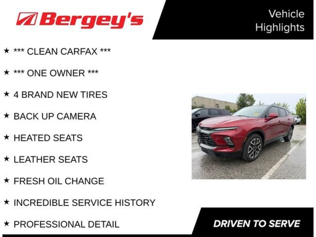 Used 2024 Chevrolet Blazer RS SUV