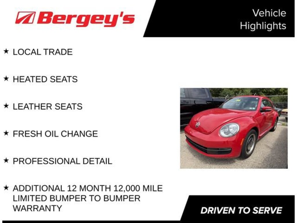 Used 2012 Volkswagen Beetle 2.5L Hatchback
