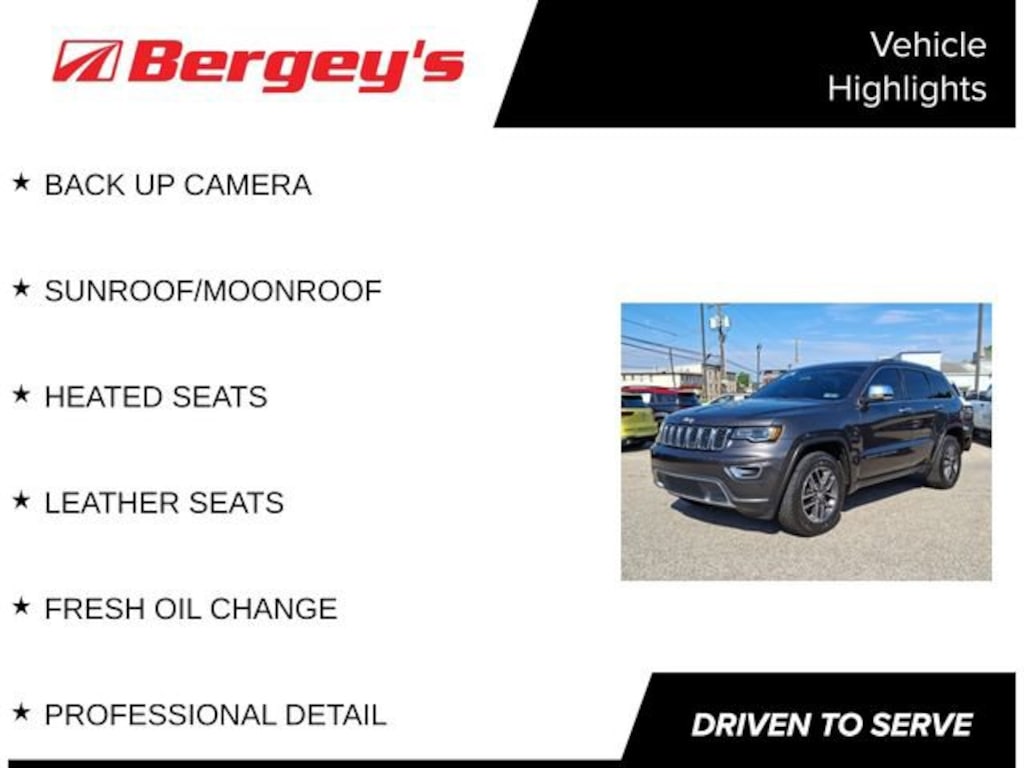 Used 2017 Jeep Grand Cherokee Limited 4x4 SUV