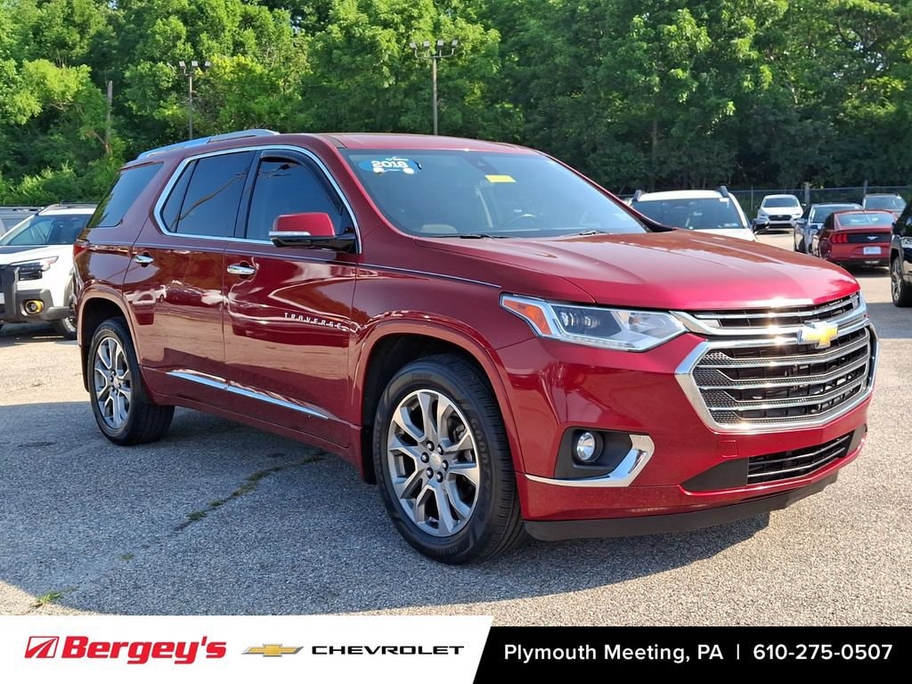 Certified 2018 Chevrolet Traverse Premier with VIN 1GNEVJKW0JJ108832 for sale in Colmar, PA