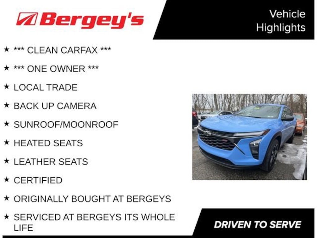 Used 2024 Chevrolet Trax 2RS SUV