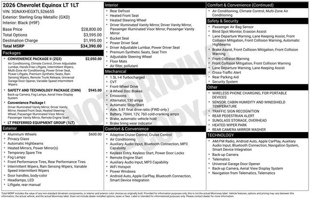 2026 Chevrolet Equinox LT - Photo 27