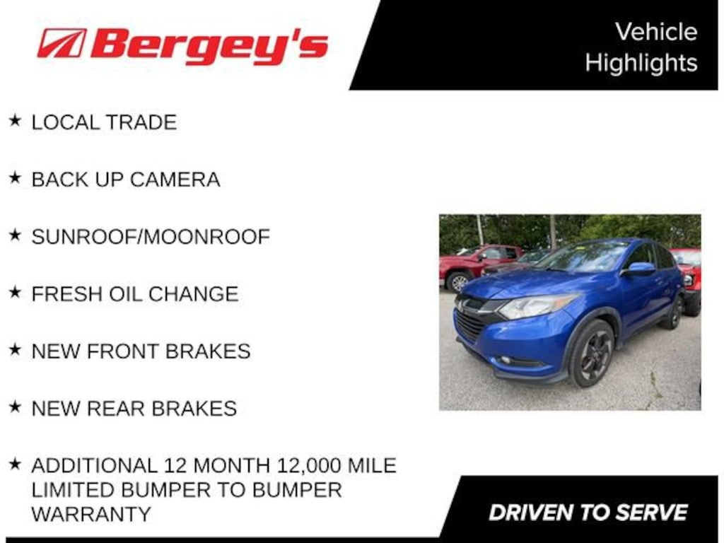 Used 2018 Honda HR-V EX SUV