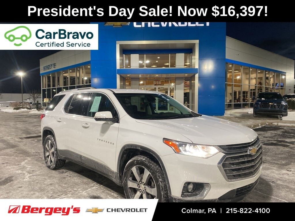 Certified 2018 Chevrolet Traverse 3LT SUV