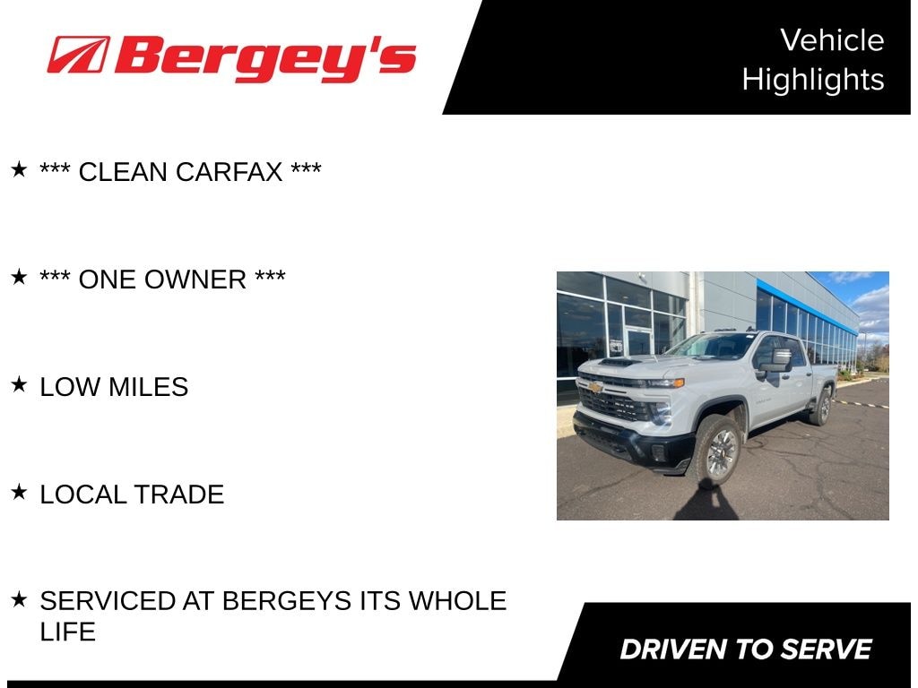 Certified 2024 Chevrolet Silverado 2500HD Custom Truck