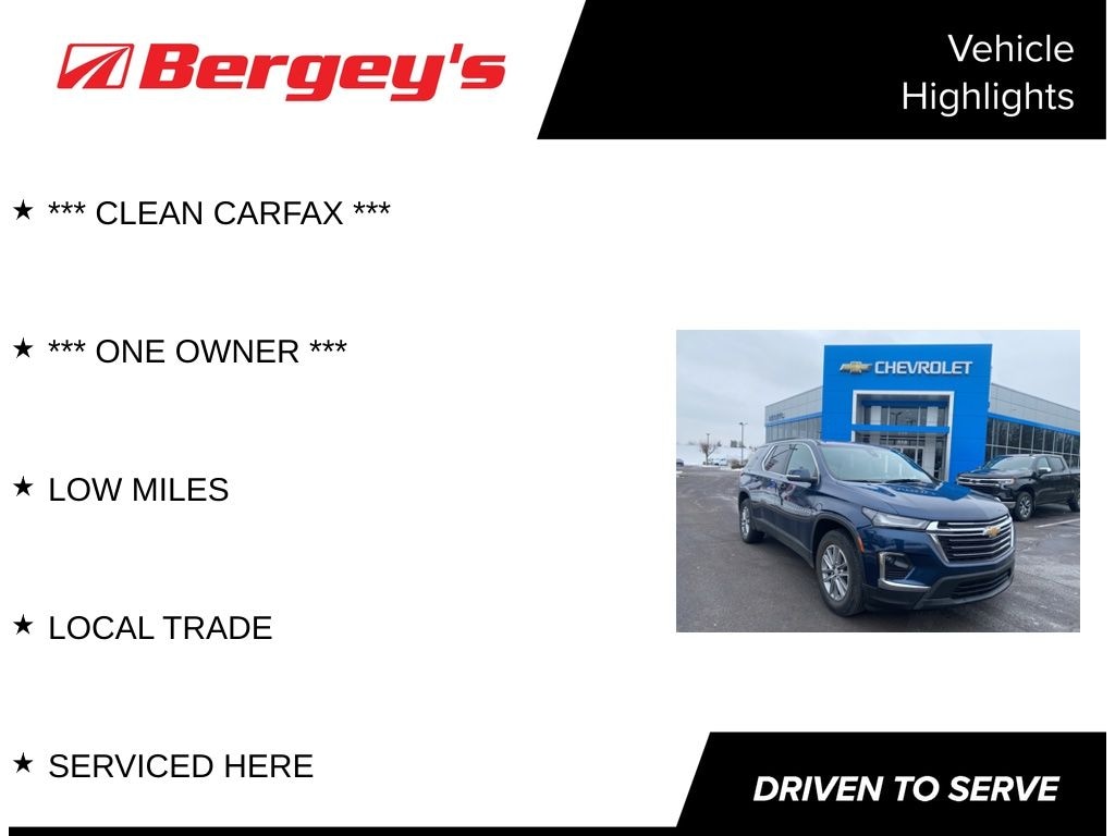 Certified 2023 Chevrolet Traverse LT SUV