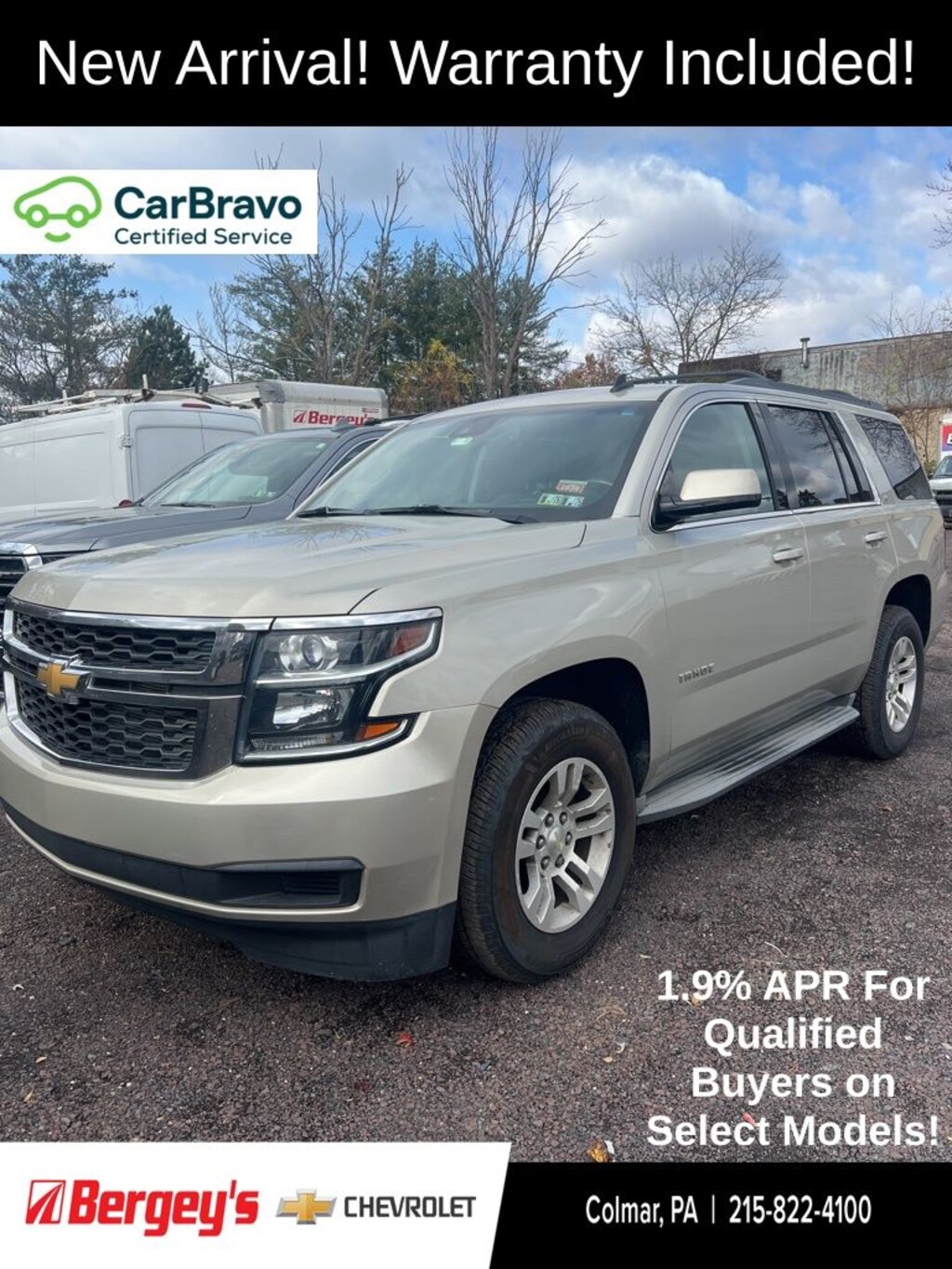 Certified 2015 Chevrolet Tahoe LT SUV