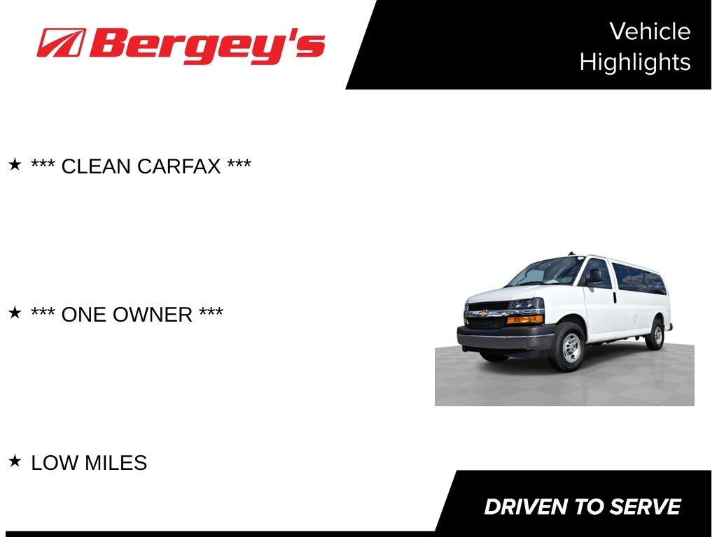 Certified 2025 Chevrolet Express 3500 LS Minivan/Van