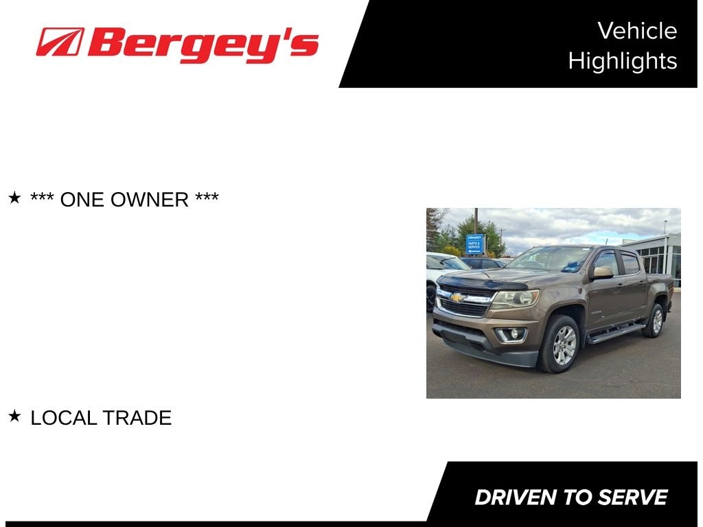 Certified 2016 Chevrolet Colorado LT Truck