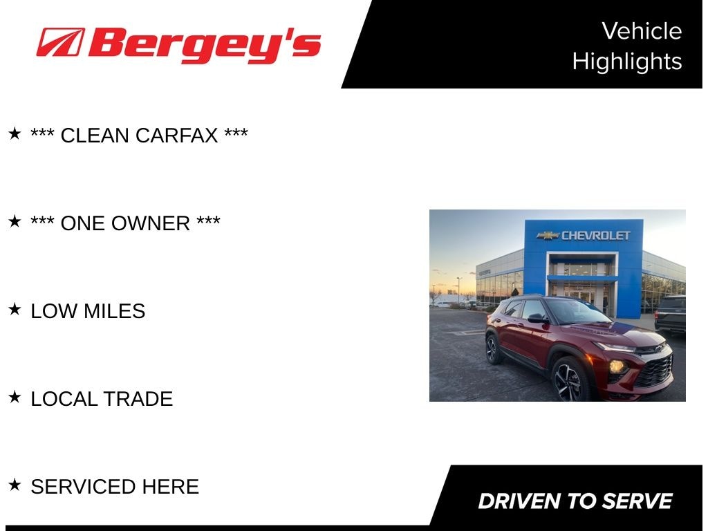 Certified 2023 Chevrolet Trailblazer RS SUV