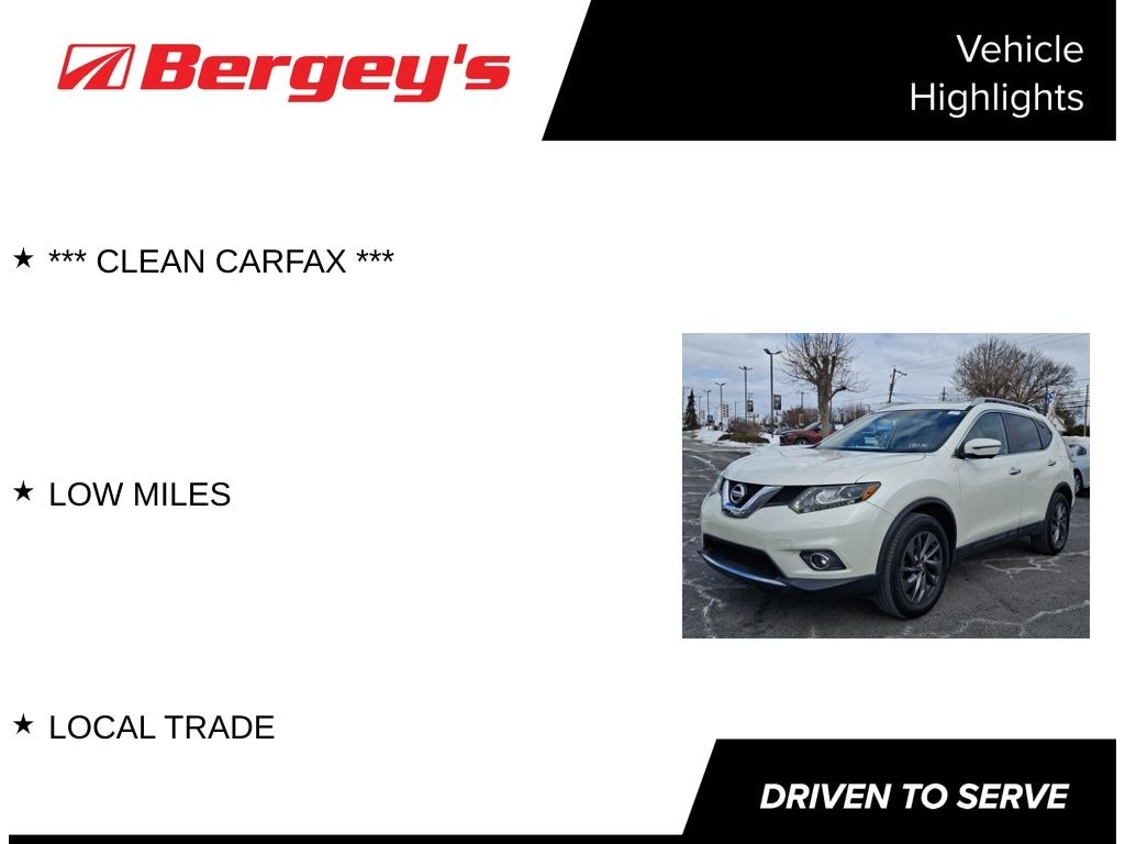 Certified 2016 Nissan Rogue SL SUV
