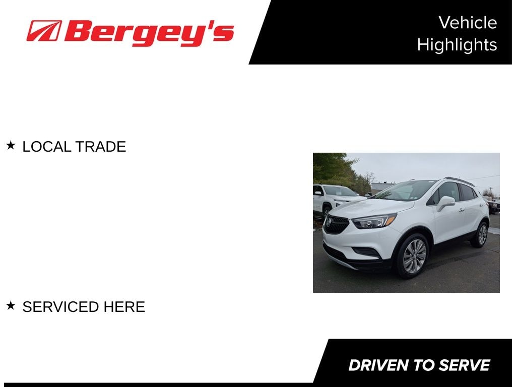 Certified 2019 Buick Encore Preferred SUV