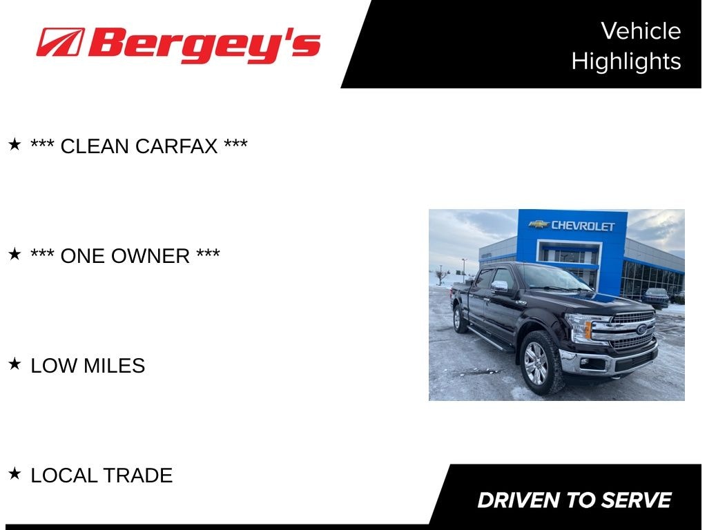 Certified 2018 Ford F-150 Lariat Truck