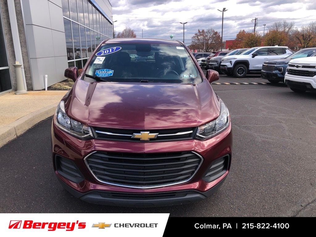 Certified 2017 Chevrolet Trax LS with VIN 3GNCJNSB9HL261106 for sale in Colmar, PA